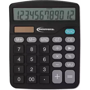 Innovera 15923 Desktop Calculator, 12-Digit, LCD