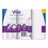 Viva Multi-Surface Cloth Choose-A-Sheet Kitchen Roll Paper Towels 2-Ply, 11 x 5.9, White, 83/Roll, 6 Rolls/Pack, 4 Packs/Carton (49413)