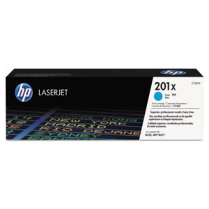 HP 201X, (CF401X) High-Yield Cyan Original LaserJet Toner Cartridge