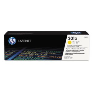 HP 201X, (CF402X) High-Yield Yellow Original LaserJet Toner Cartridge