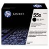 HP 55X, (CE255X) High-Yield Black Original LaserJet Toner Cartridge