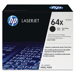 HP 64X, (CC364X) High-Yield Black Original LaserJet Toner Cartridge