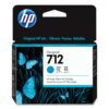 HP 712, (3ED67A) Cyan Original Ink Cartridge