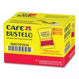 Cafe Bustelo Coffee, Espresso, 2oz Fraction Pack, 30Carton (01014)2