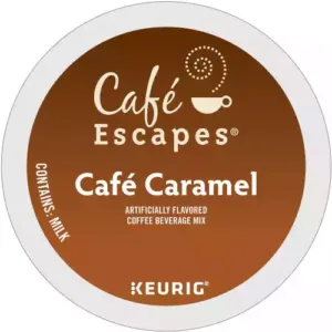 Cafe Escapes Café Escapes K-Cup Café Caramel Coffee (6813)