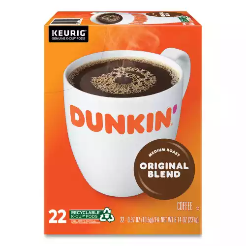 Dunkin Donuts K-Cup Pods, Original Blend, 22Box (1267)