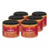 Folgers 100_ Columbian Coffee, 22.6 oz Canister, 6 Carton (30445CT)