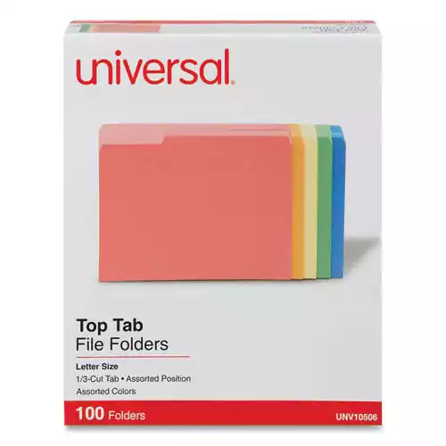 Bright color-great for color-coding and preventing misfiles. High-quality 11 pt. stock resists tearing. Bottom triple-scored for 3/4", no-sag expansion.