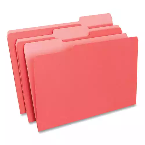 Bright color-great for color-coding and preventing misfiles. High-quality 11 pt. stock resists tearing. Bottom triple-scored for 3/4", no-sag expansion.