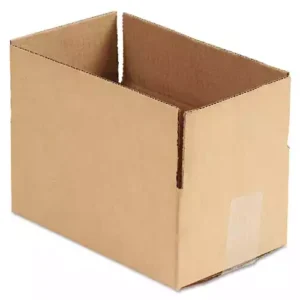 Sturdy and economical 200-lb test corrugated Kraft boxes. Heavy-duty ECT-32-C Flute corrugated material. Shipped flat, they assemble easily with shipping tape (sold separately).