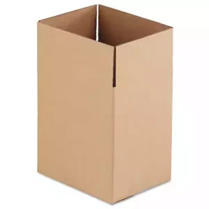 Sturdy and economical 200-lb test corrugated Kraft boxes. Heavy-duty ECT-32-C Flute corrugated material. Shipped flat, they assemble easily with shipping tape (sold separately).