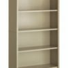 AleraSix-Shelf Metal Bookcase, 34.5" x 13" x 82", Putty (ALE21212)