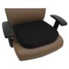 AleraCooling Gel Memory Foam Seat Cushion, Fabric Cover with Non-Slip Under-Cushion Surface, 16.5 x 15.75 x 2.75, Black (ALECGC511)