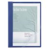 ACCO Clear Front Vinyl Report Cover, Prong Fastener, 0.5" Capacity,  8.5 x 11, Clear/Blue (ACC26102)
