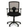 AleraAleraEtros Series Mesh Mid-Back Chair, Supports Up To 275 Lb, 18.03" To 21.96" Seat Height, Black (ALEET42ME10B)