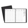 AT-A-GLANCE Weekly Vertical-Column Appointment Book Ruled for Hourly Appointments, 8.75 x 7, Black Cover, 13-Month: Jan 2025 to Jan 2026 (AAG7086505)