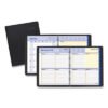 AT-A-GLANCE QuickNotes Weekly Block Format Appointment Book, 10 x 8, Black Cover, 12-Month (Jan to Dec): 2025 (AAG760105)