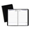 AT-A-GLANCE DayMinder Daily Appointment Book, 8 x 5, Black Cover, 12-Month (Jan to Dec): 2025 (AAGSK4400)
