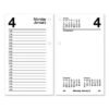 AT-A-GLANCE Desk Calendar Recycled Refill, 3.5 x 6, White Sheets, 12-Month (Jan to Dec): 2025 (AAGE717R50)