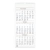 AT-A-GLANCE Three-Month Reference Wall Calendar, 12 x 27, White Sheets, 15-Month: Dec 2024 to Feb 2026 (AAGSW11528)