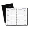 AT-A-GLANCE DayMinder Block Format Weekly Appointment Book, 8.5 x 5.5, Black Cover, 12-Month (Jan to Dec): 2025 (AAGG20000)