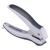 Bostitch 10-Sheet Ez Squeeze One-Hole Punch, 1/4" Hole, Gray (ACI2402)