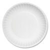 AJM Packaging Corporation White Paper Plates, 6" Dia, 100/pack, 10 Packs/carton (AJMPP6GREWH)
