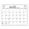 AT-A-GLANCE Business Monthly Wall Calendar, 15 x 12, White/Black Sheets, 12-Month (Jan to Dec): 2025 (AAG997114)