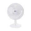 Alera12" 3-Speed Oscillating Desk Fan, Plastic, White (ALEFAN122W)