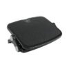 AleraSoft Cushioned Ergonomic Footrest, 14w X 19.63d X 3.75 To 7.5h, Black (ALEFS112)