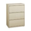 Alera Lateral File, Three Legal/Letter/A4-Size File Drawers, 30" x 18.62" x 40.25", Putty (ALEHLF3041PY)