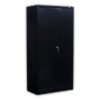 AleraStandard Assembled Storage Cabinet, 36w x 18d x 72h, Black (ALECME7218BK)
