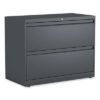 Alera Lateral File, 2 Legal/Letter/A4/A5-Size File Drawers, Charcoal, 36" x 18.63" x 28" (ALEHLF3629CC)