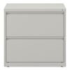 Alera Lateral File, 2 Legal/Letter-Size File Drawers, Light Gray, 30" x 18.63" x 28" (ALEHLF3029LG)