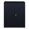 AleraEconomy Assembled Storage Cabinets, 3 Shelves, 36" x 18" x 42", Black (ALEHCM4218BK)