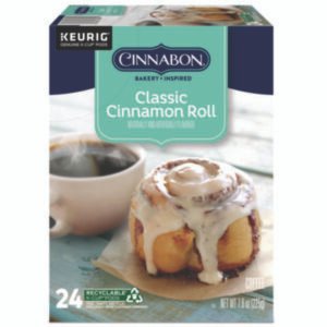 Cinnabon Cinnabon Classic Cinnamon Roll Coffee K-Cups, 24/box (GMT6305)