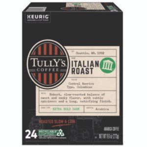 Tully's Coffee Italian Roast Coffee K-Cups, 24/box (GMT193019)