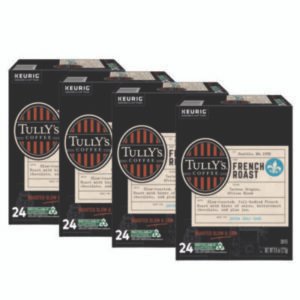 Tully's Coffee French Roast Coffee K-Cups, 96/carton (GMT192619CT)