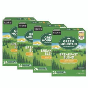 Green Mountain Coffee Breakfast Blend Coffee K-Cup Pods, 96/carton (GMT6520CT)