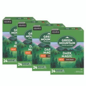 Green Mountain Coffee Dark Magic Decaf Extra Bold Coffee K-Cups, 96/carton (GMT4067CT)