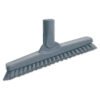 Unger SmartColor Swivel Corner Brush, Black Polypropylene Bristles, 8.83" Brush, Gray Plastic Handle (UNGCB20G)