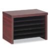 Alera Valencia Series Under-Counter File Organizer, 6 Sections, 15.75" x 9.88" x 10.88", Mahogany (ALEVA316012MY)