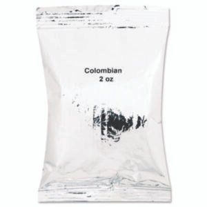 Distant Lands Coffee Coffee Portion Packs, Colombian De Jardin, 2oz Packets, 40/carton (JAV39930274021)