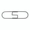 Boardwalk Clip-On Dust Mop Frame, 18w X 5d, Zinc Plated (BWK1418)