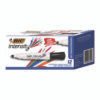 BIC Intensity Low Odor Chisel Tip Dry Erase Marker, Broad Chisel Tip, Assorted Colors, Dozen (BICGDEM11MAAST)