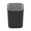 Advantus Fusion Pencil Cup, Plastic, 2.99 x 2.99 x 3.96, Black/Gray (AVT37680)