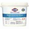 Clorox Healthcare Bleach Germicidal Wipes, 1-Ply, 12 x 12, Unscented, White, 110/Bucket (CLO30358)
