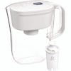 Brita Small 6-Cup Water Filter Pitcher with 1 Standard Filter, Bright White/Clear (CLO36089EA)