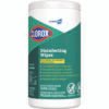 Clorox Disinfecting Wipes, 1-Ply, 7 x 8, Fresh Scent, White, 75/Canister (CLO15949EA)