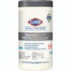 Clorox Healthcare VersaSure Cleaner Disinfectant Wipes, 1-Ply, 6.75 x 8, Fragranced, White, 150 Towels/Canister (CLO31758EA)